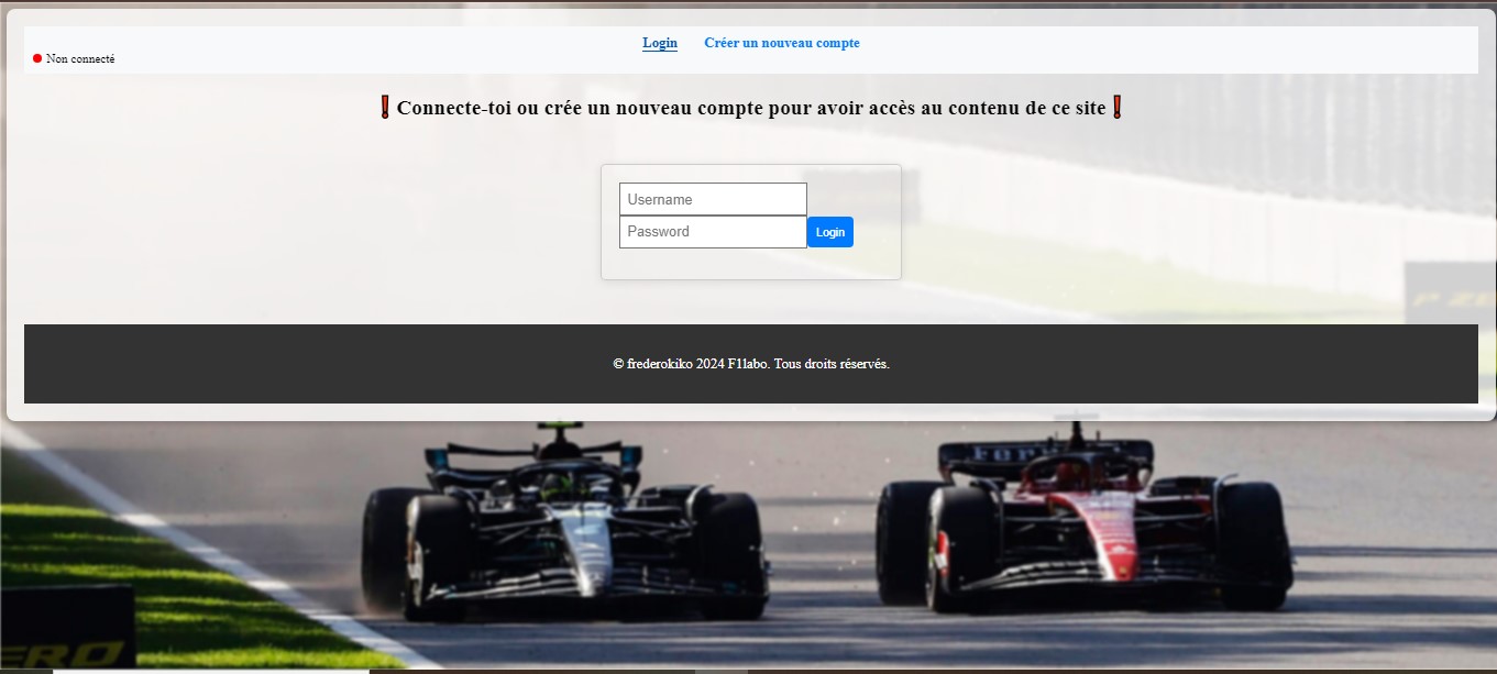 Dashboard F1